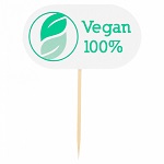 [GDP 222.57] STEAK MARKER VEGAN 100% - PACK OF 100 EACH