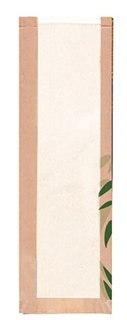 [GDP 231.05] FEEL GREEN BREAD BAG W/WINDOW - PACK OF 250 EACH