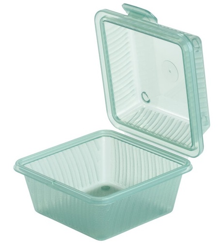 [GET EC-08-1 JADE] ECO FOOD CONTAINER 5X5" 1 COMPARTMENT - EACH
