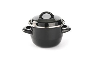 [HEN 625705] SOUP/SAUCE PAN W/LID 0.8LT BLK