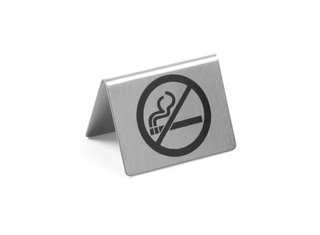 [HEN 663660] TABLE SIGN 'NO SMOKING" S/S