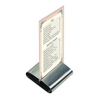 [HEN 665251] MENU CARD HOLDER S/S