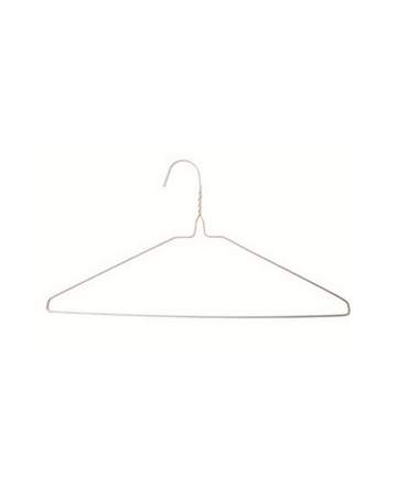 [IND EQ SHIRT] WHITE SHIRT HANGERS 18" - CASE OF 500 EACH