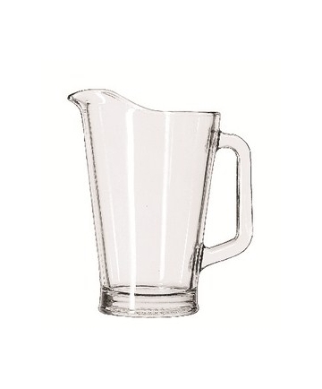 [LIBBEY 1792421] PITCHER GLASS 37oz/1 LITER - CASE OF 6 EACH 