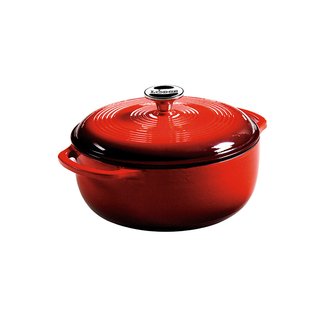 [LOD EC4D43] ENAMEL DUTCH OVEN 4.6QT RED