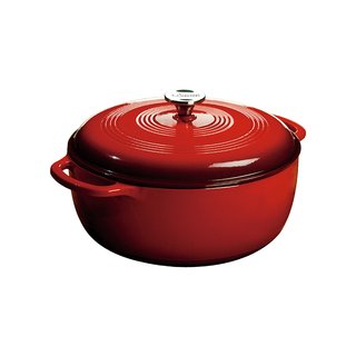 [LOD EC7D43] ENAMEL DUTCH OVEN 7.4Ltr RED