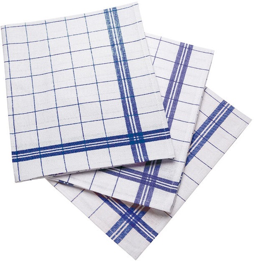 [MAT 130299] GLASS TOWEL LINT FREE 72X52CM - PACK OF 18 EACH