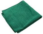 [CLM M915107G-12PCK] MICROFIBER CLOTH 16X16" GREEN - PACK OF 12 EACH
