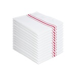 [MON NAPKIN BISTR-RED] NAPKIN BISTRO 18X22" RED - PACK OF 25 EACH