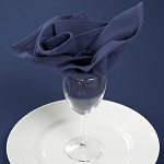 [MON NAPKIN NAVY] NAPKIN 20X20" NAVY - PACK OF 25 EACH