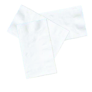 [NAP DINNER] DINNER NAPKIN 2 PLY 1/8 FOLD WHITE - CASE OF 3000 EACH