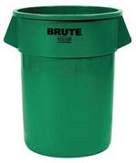 [RM 2655-GRN] GARBAGE BIN 55 GAL GREEN