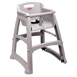 [RM 780608PLAT] HIGH CHAIR PLATINUM