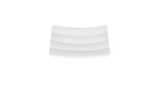 [SCH 9851521] PLATE/PLATTER SQUARE 21X21CM CONTOUR - EACH