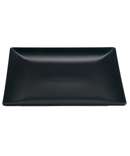 [SIM 050269] KURO BLACK SQUARE PLATE 26CM