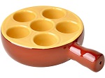 [SIM 552104] SNAIL DISH 6 HOLES BROWN