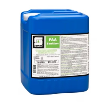[SPAR 312700] PAA SANITIZER FOOD SERVICE SANITIZER/DISINFECTANT 2.5 GALLON TBD - EACH