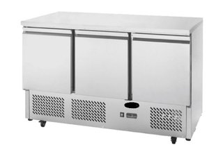 [STAHL ESL3851] PREPARATION COOLER 1.4M, 3 DOOR SS - 220V (13.4CFT)