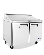 [STAHL MSF8302] PREPARATION COOLER 48", 2 DOOR SS - 115V (13.4CFT)