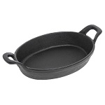 [TC CW30100] CAST IRON OVAL AU GRATIN 24oz