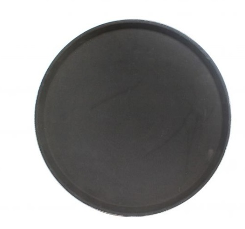 [TG PLFT1600BK] ROUND TRAY NON SLIP 16"