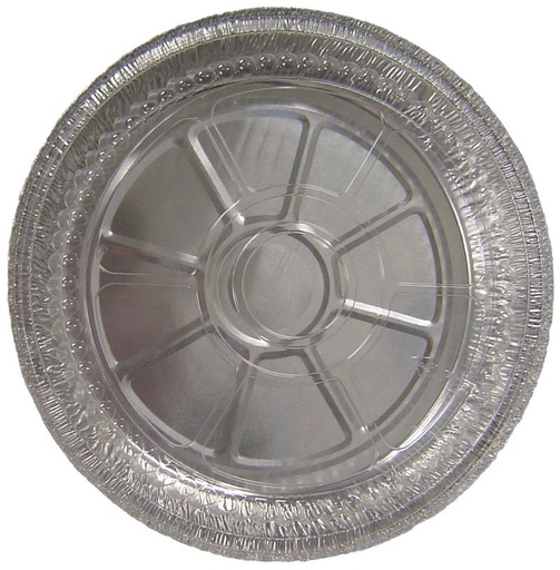 [TOC 509TP] ROUND FOIL CONTAINER 9' W/LID - CASE OF 250 EACH