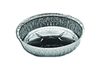 [TOC 509TP] ROUND FOIL CONTAINER 9' W/LID - CASE OF 250 EACH
