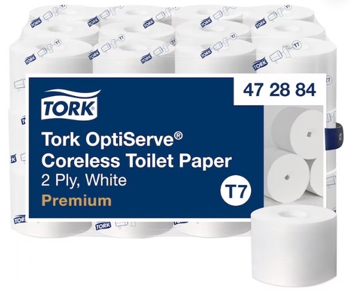 [TORK 472884] PREMIUM CORELESS PAPER 2PLY - CASE OF 36 ROLL