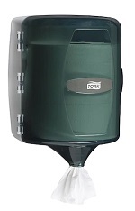 [TORK-A 93T] DISPENSER CENTERPULL BLACK - EACH