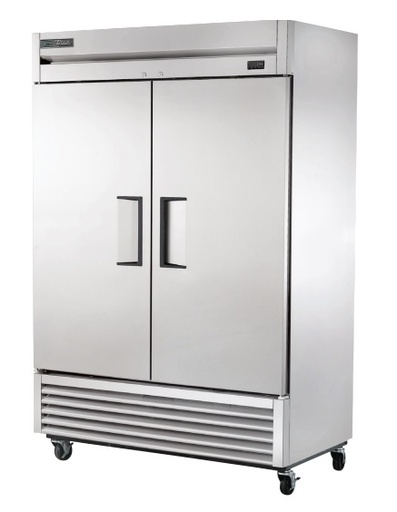 [TRUE T-49-HC] REACH-IN COOLER 54", 2 DOOR SS - 115V (44.6CFT)