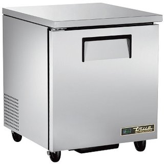 [TRUE TUC-27F-HC] UNDERCOUNTER FREEZER 27", 1 DOOR SS - 115V (7.6 CFT)