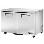 [TRUE TUC-48-HC] UNDERCOUNTER COOLER 48", 2 DOOR SS - 115V (14.0CFT)