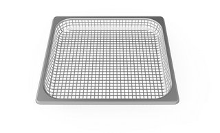 [UNOX-A GRP710] STEAM PAN TRAY GN2/3 355x330 - PERFORATED SS (14"x13")