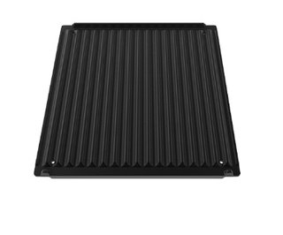 [UNOX-A TG770] GRILL TRAY GN2/3 355x330, FAKIRO FLAT+RIBBED - NON-STICK ALUM (14"x13") 