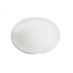 [VER E-12-C] COUPE OVAL PLATTER 9.5" CHALK - EACH