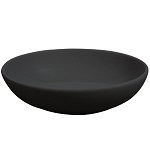 [VER E-B14-O] DEEP OVAL BOWL 12.5" ONYX - EACH
