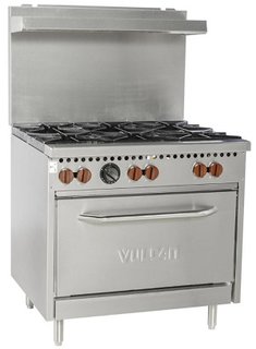 [VUL SX36-6B] GAS RANGE 36"- 6 BURNER W/OVEN (92CM)