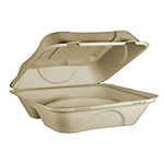 [WC TO-SC-U85-3] 1-COMPARTMENT FIBER CONTAINER 8X8" - CASE OF 6 PACK