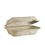 [WC TO-SC-UHB-LFP] 1-COMPARTMENT FIBER CONTAINER 9X6" - CASE OF 10 PACK