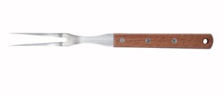 [WIN KPF-612] POT FORK W/WOOD HANDLE 6.5"