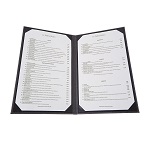 [WIN LMD 811BK] MENU COVER DOUBLE BLACK  SRT