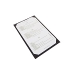 [WIN LMS 811BK] MENU COVER SINGLE BLACK  SRT