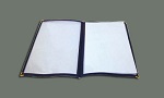 [WIN PMCD-14K] MENU COVER DOUBLE BLK 14"