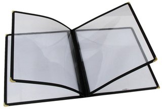 [WIN PMCF-9K] MENU COVER 4 PAGE BLACK