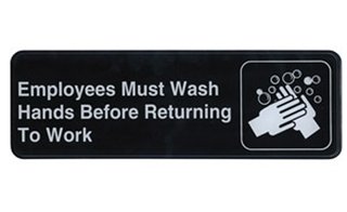 [WIN SGN-322] INFORMATION SIGN "EMPLOYEES