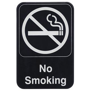 [WIN SGN-601] 6"X9" SIGN "NO SMOKING"