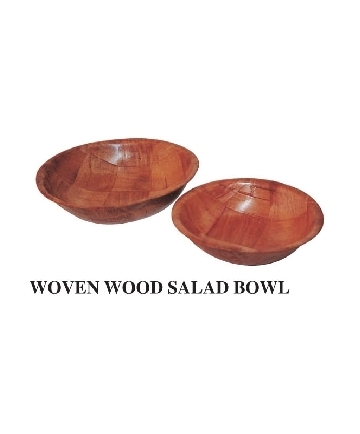 [WIN WWB-8] SALAD BOWL WOOD 8"