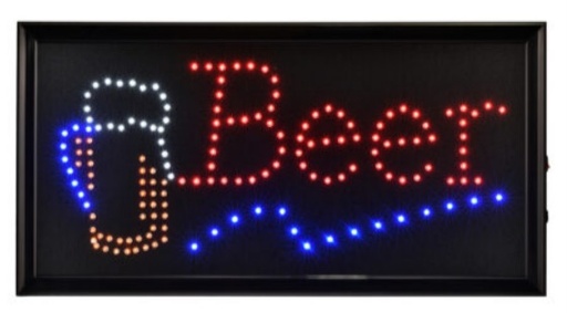 [ALP 497-14] LED SIGN "BEER"