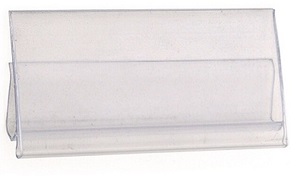 [EAGLE-A A208746] PLASTIC SHELVING LABEL HOLDER 3" 