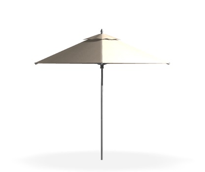 [FRA GREENW SQ R126] UMBRELLA SQUARE 6.5FT, PLATINUM (R126) - GREENWICH SERIE 
